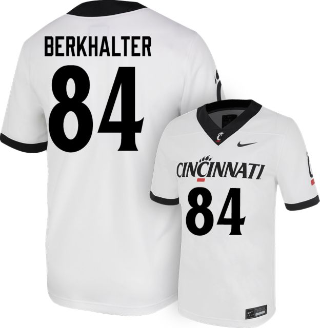 Cincinnati Football Nike Replica Jersey #84 S BERKHALTER