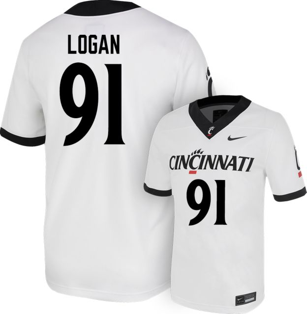 Cincinnati Football Nike Replica Jersey #91 DREW LOGAN