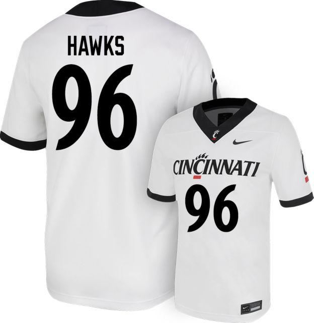 Cincinnati Football Nike Replica Jersey #96 N HAWKS