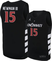 Cincinnati  Men's Basketball Replica Jersey #15 J NEWMAN III