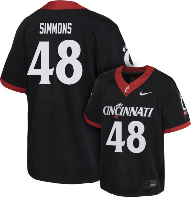 Cincinnati Football Nike Youth Replica Jersey #48 W SIMMONS