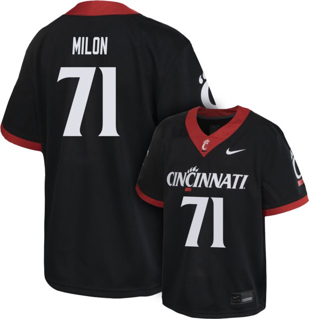 Cincinnati Football Nike Youth Replica Jersey #71 J MILON