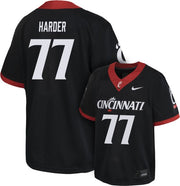 Cincinnati Football Nike Youth Replica Jersey #77 J HARDER