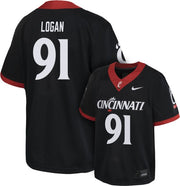 Cincinnati Football Nike Youth Replica Jersey #91 DREW LOGAN