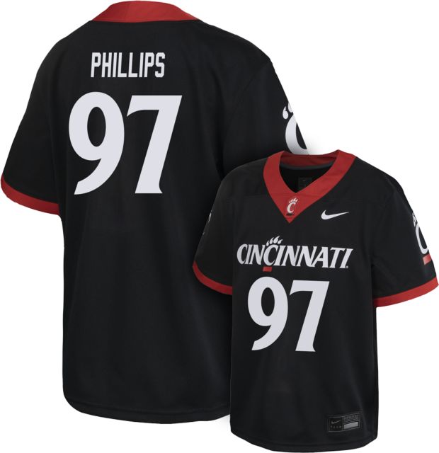Cincinnati Football Nike Youth Replica Jersey #97 E PHILLIPS
