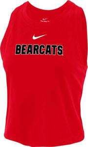University of Cincinnati Bearcats Women's Dri-Fit Crop Tank Top