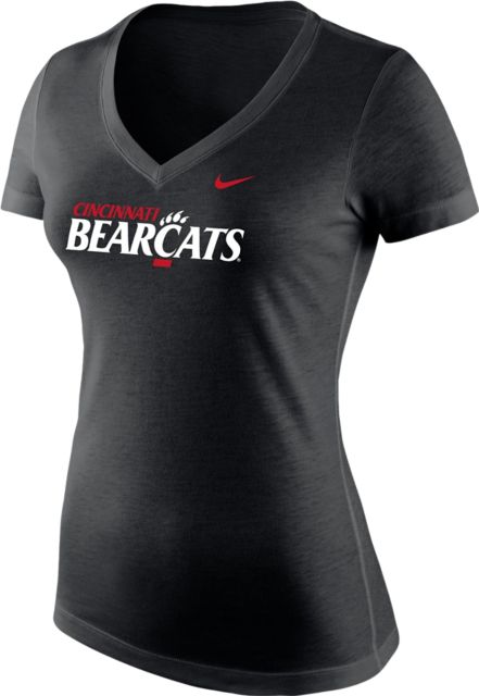 University of Cincinnati Bearcats Women's V-Neck Short Sleeve T-Shirt