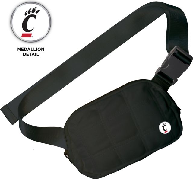 University of Cincinnati Quilted Belt Bag