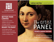 ARTIST PANEL CANVAS TEXTURE 3/8-INCH FLAT 5X5
