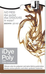 Idye Synthetic Fabric Dye Brown 14 Gram Pack
