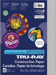 CONSTRUCTION TRU-RAY 9X12 GRAY 50 SHEETS