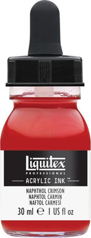 LIQUITEX ACRYLIC INK 30ML JAR NAPHTHOL CRIMSON