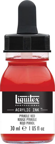 LIQUITEX ACRYLIC INK 30ML JAR PYRROLE RED