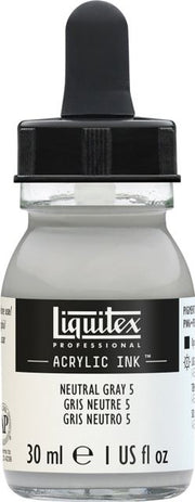 Liquitex Acrylic Ink 30Ml Jar Natural Gray 5