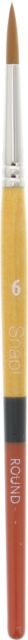 Snap Gold Taklon Round 6-Short Handle