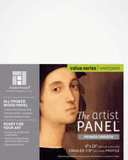 ARTIST PANEL PRIMED SMOOTH 7/8 INCH CRADLE 8X10