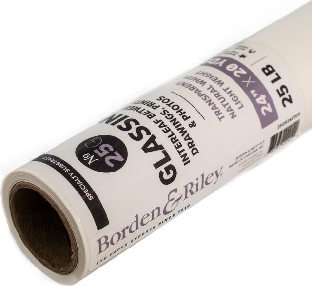 GLASSINE ROLL 24 INCH X 20 YARD