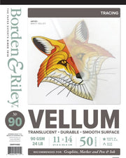 Vellum Trace #90 Pad 11X14 50 Sheets