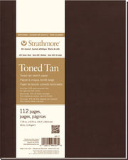 ART JOURNAL SOFT COVER TONED TAN 7.75X9.75