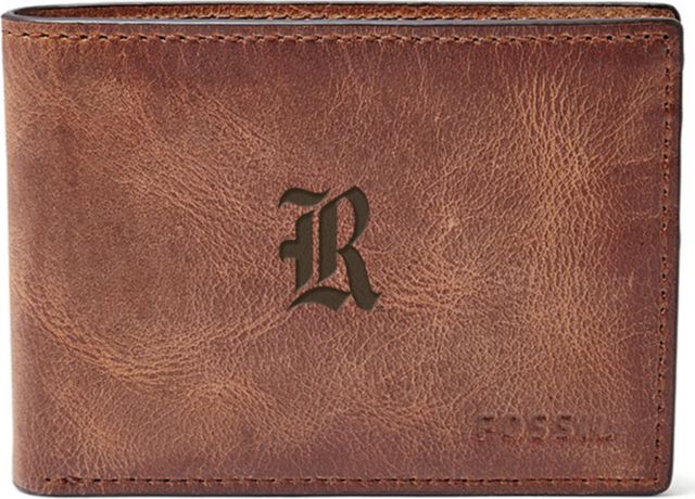 Fossil Leather Derrick Front Pocket Bifold - Brown - ONLINE ONLY