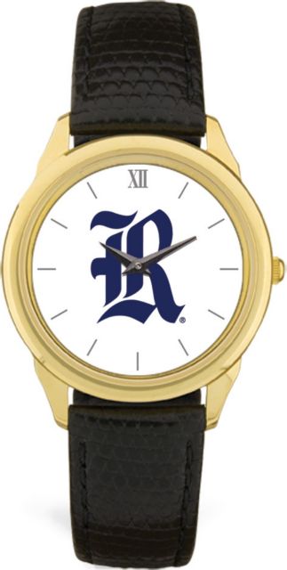 CSI Men's Black Leather  Wristwatch  (Gift Boxed) With Colored Medallion - ONLINE ONLY