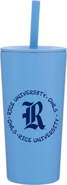 Rice University 20 oz. Tumbler with Straw