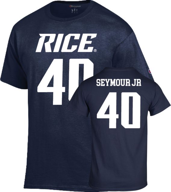 Rice Football T Shirt Seymour Jr. - 40 - ONLINE ONLY