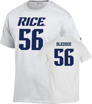 Rice Football T-Shirt Nate Bledsoe - 56 - ONLINE ONLY