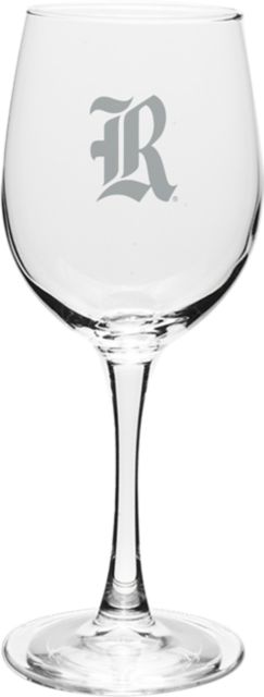 Rice University 12 oz Wineglass