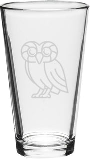 Rice University 16 oz. Owls Mixing Glass