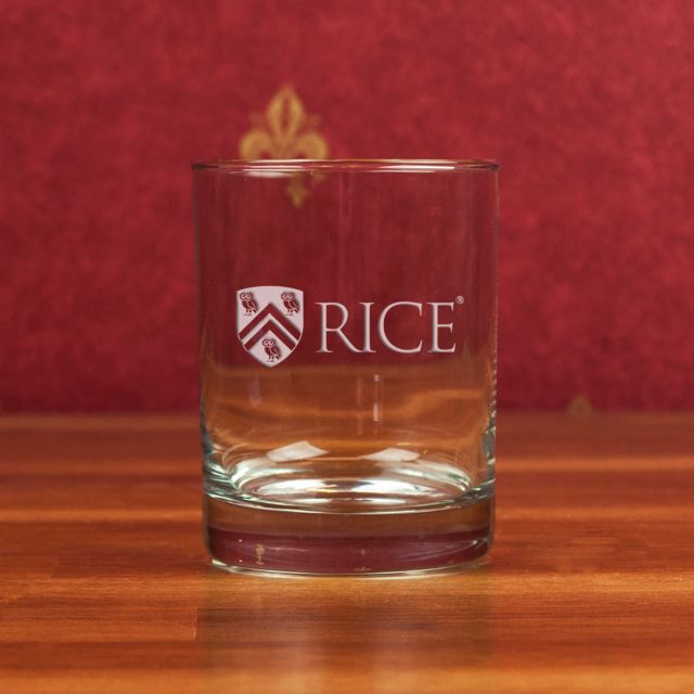 Rice University 14 oz. Glass