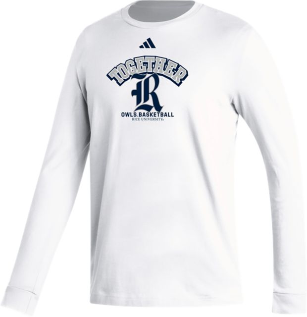 Rice University Basketball   Together 2025 bench Long Sleeve T-Shirt