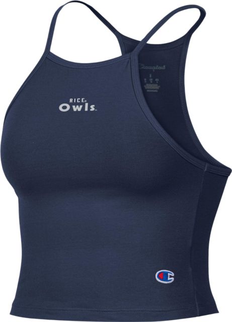 Rice University Women's Owls Cropped Halter Top