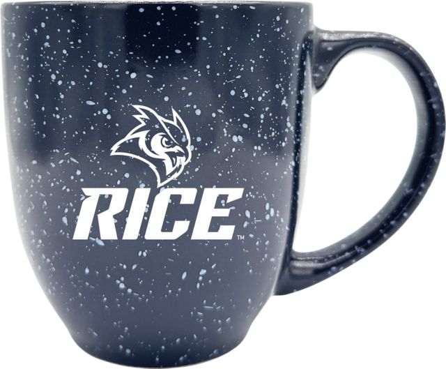 Rice University Owls 16 oz. Laser Engraved Bistro Mug