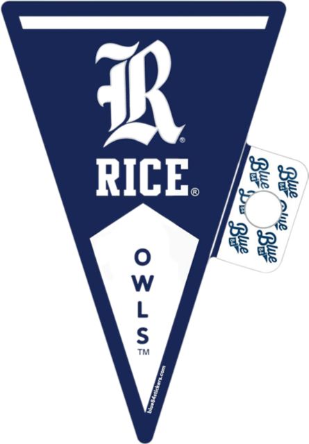 Rice University Full Sized Coco Pennant