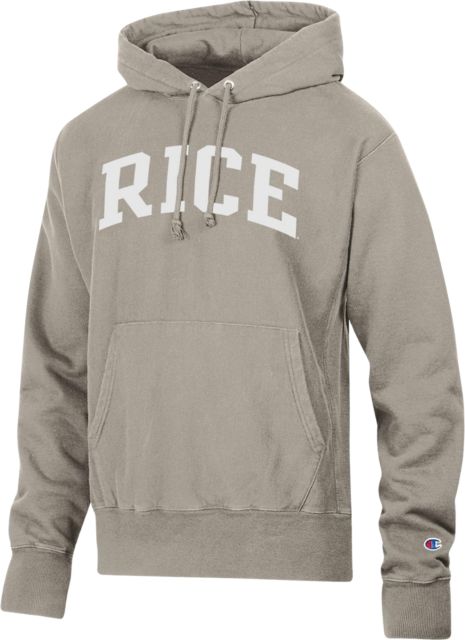 Rice University Reverse Weave Hooded Sweatshirt