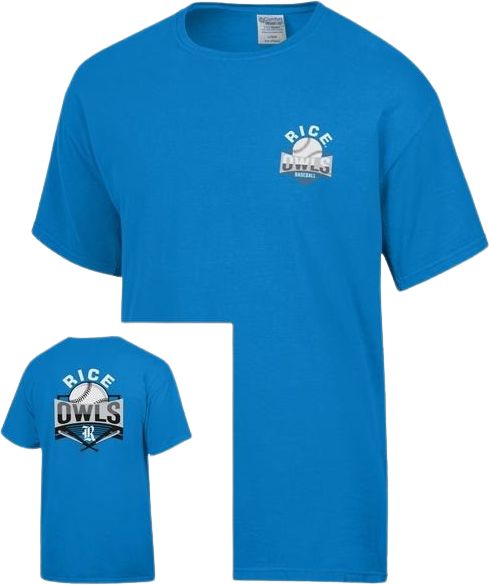 Rice University Owls Baseball Short Sleeve T-Shirt