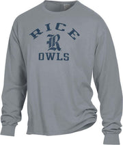 Rice University Garment Dyed Long Sleeve Tee - ONLINE ONLY