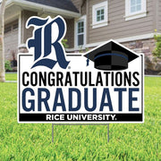 Rice University Grad 22 x 19 Lawn Sign