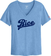 Rice University Women's V-Neck Short Sleeve T-Shirt