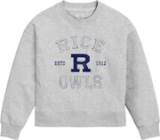 Rice University Women's Boxy Crewneck
