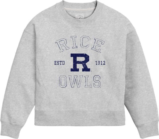 Rice University Women's Boxy Crewneck