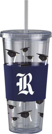 Rice University Acrylic Tumbler with Straw