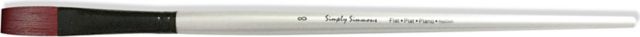 SIMPLY SIMMONS BRUSH EXTRA FIRM FLAT 8 LONG HANDLE