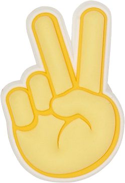 Peace Hand Sign Jibbitz