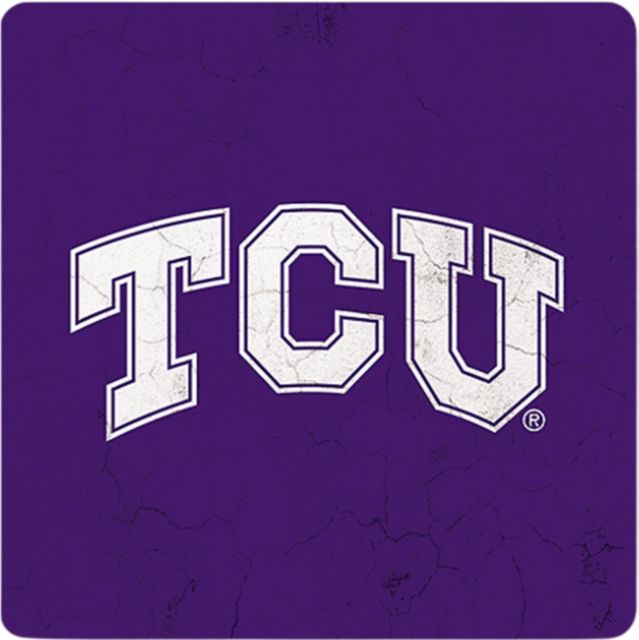 Texas Christian University 4'' x 4'' Coaster