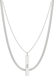 KONA LAYERED NECKL/SILVR/    .