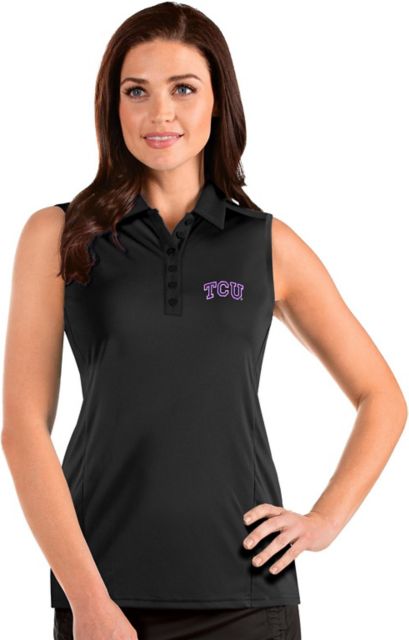 Texas Christian University Women's Sleeveless Tribute Polo - ONLINE ONLY