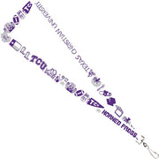 Texas Christian University Julia Gash 3/4'' Satin Lanyard