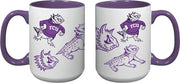 Texas Christian University 15 oz. Medley Mug